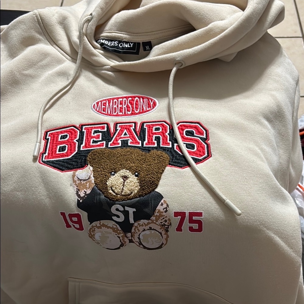 Members Only Cream Hoodie